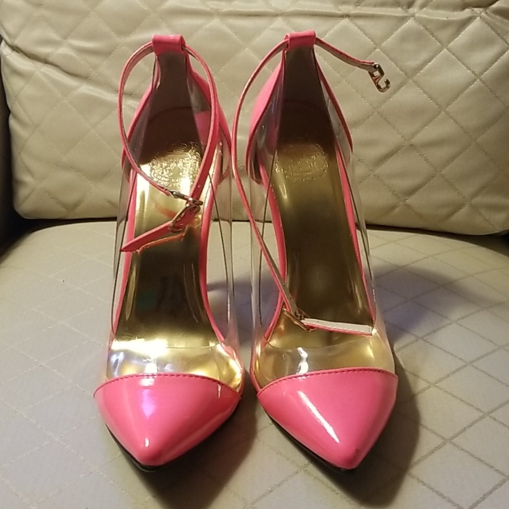 Pink heels